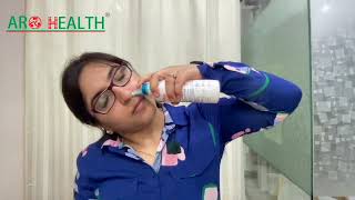 Quick Guide to use Nasal wash and Nasal Spray [upl. by Christiano567]