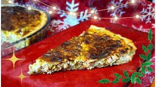 QUICHE NORVÉGIENNE au SAUMON FRAİS et aux POİREAUX une recette idéale pour les fêtes [upl. by Leafar]