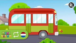 DE WIELEN VAN DE BUS  NON STOP  Kinderliedjes  Liedjes voor Peuters en Kleuters  Minidisco [upl. by Ytsihc909]