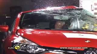 Crash Test 2012 New Renault Clio  5 Stars Euro NCAP [upl. by Yancey]