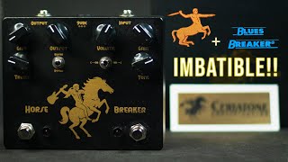 Ceriatone Horse Breaker  Klon Centaur  BluesBreaker MK1 en un solo pedal [upl. by Naginarb]