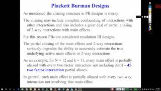 31 Plackett Burman Designs [upl. by Troxell353]