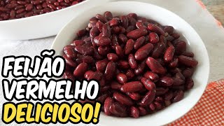 Como fazer FEIJÃO VERMELHO  Receita de Feijão Vermelho  Novatos na Cozinha [upl. by Belcher742]