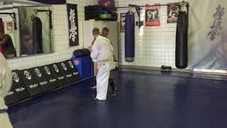 Sparring with different styles at the Osaka dojo [upl. by Annahavas]