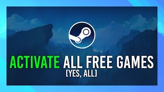 Mass activate free Steam Games  SteamDB Free Packages tool [upl. by Dranyam]