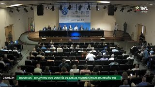 Encontro dos Comitês de Bacias Hidrográficas da Região Sul  Manhã  210324 [upl. by Nonnaer]