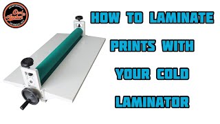 How to laminate prints with your cold laminator￼ [upl. by Sllew]