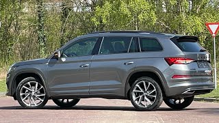 Skoda NEW Kodiaq 2022 Sportline in 4K Grapithe Grey Metal 20 Inch Vega Walk around amp detail inside [upl. by Alyosha695]