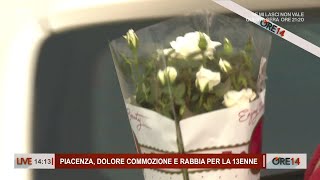 Piacenza dolore commozione e rabbia per le 13enne  Ore 14 del 05112024 [upl. by Dayle]