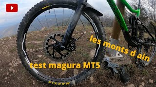 test freins magura MT5 aux monts d ain [upl. by Yelnikcm107]