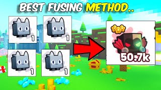 This is the BEST Fusing Method in Pet Simulator 99 [upl. by Audri47]