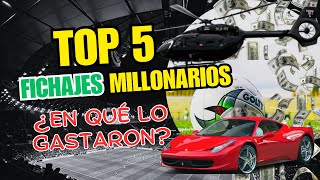 Top 5  Fichajes Millonarios del Futbol [upl. by Otes]