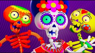 Chumbala Cachumbala 🎃 Las Calaveras Salen de su Tumba 🎃 Canción de Halloween  El Reino Infantil [upl. by Qulllon]