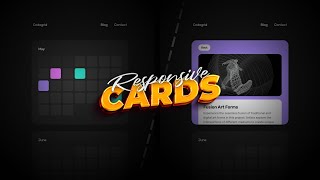 Responsive Interactive Calendar Cards That Pop When Tapped [upl. by Anitserp956]