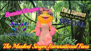 The Masked Singer UK  Bearded Dragon  Im a Celebrity Special 2023 [upl. by Maclean]