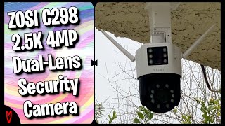 Zosi C298 25K 4MP DualLens Security Camera  MumblesVideos Product Review [upl. by Lebaron67]