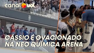 CÁSSIO É OVACIONADO PELA TORCIDA DO CORINTHIANS NA NEO QUÍMICA ARENA EM JOGO CONTRA CRUZEIRO [upl. by Garmaise]