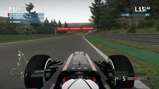 F1 2013  SpaFrancorchamps Full race  44 laps [upl. by Amathiste969]