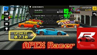 APEX Racer  NEW ACHIEVEMENTS UPDATE  PROJECT CAR CHANGES  version 0710 [upl. by Shanks836]