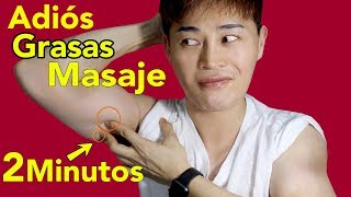 3 MASAJES PARA ELIMINAR LA GRASA DE LOS BRAZOS EN 2 MINUTOS  PIERDE GRASA RÁPIDO [upl. by Prudy]