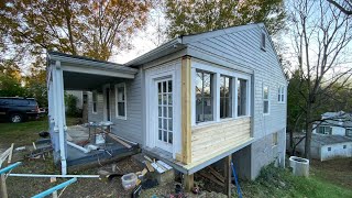 MY FIRST HOME  Major Porch Repair  Water Rot  Ep 5 [upl. by Hildick]