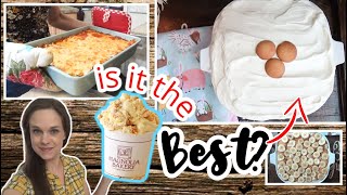 Magnolia Bakery Banana Pudding amp Pasta Bake  Southern Cooking VLOG [upl. by Heiskell]