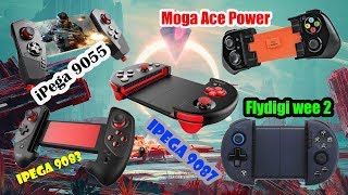 Сравнение 👍 Flydigi wee 2 🎮 iPega pg9087s 🎮 iPega pg9083s 🎮 iPega 9055 🎮 Moga Ace Power 🎦 119 [upl. by Nirot888]