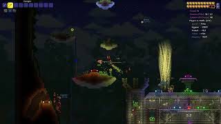 Terraria Dark Gaming Zombies Getting to Round 12 on Cryptic Castle [upl. by Heffron]