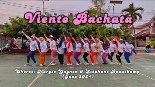 Viento Bachata  Line Dance Demo Debora amp Vilani 3 LD [upl. by Phina]