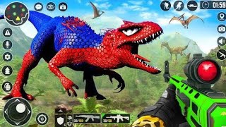 Dinosaur Game  Wild Dinosaur 3D Hunting Game – Android Gameplay [upl. by Aneerol]