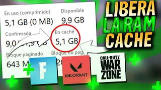 LIBERA la memoria RAM CACHÉ ✅ más MEMORIA RAM LIBRE PARA JUEGOS Y EN WINDOWS [upl. by Yetah295]