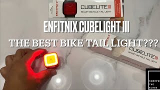 Enfitnix Cubelite III 3  Bike Tail Light Unboxing Demo Features [upl. by Labaw]