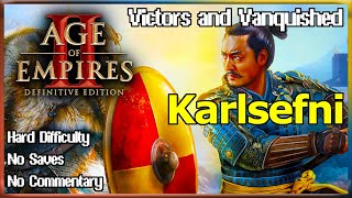 AoE2 DE Victors and Vanquished Karlsefni  Hard No Saves No Commentary [upl. by Aidne]