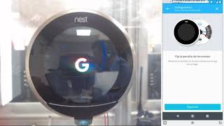 Google  Configure su Termostato NEST  app Móvil [upl. by Eilatam]