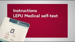 Selfadministered antigen tests for pupils – video guide LEPUMedical [upl. by Aihset]