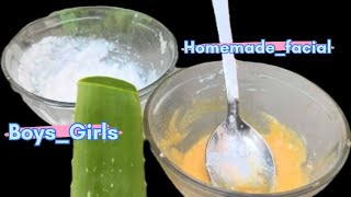 Home facial uses for Boys and Girls  all skin facial  homemade facial  facial  skin care  video [upl. by Preiser]