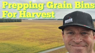 Prepping Grain Bins For Harvest [upl. by Cirre]