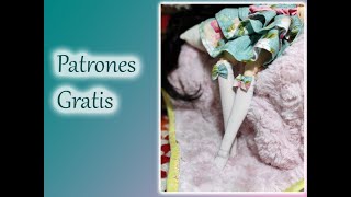 Calcetines o calzas para pullip y blythe  cómo adornarlas patrones gratis [upl. by Rma]