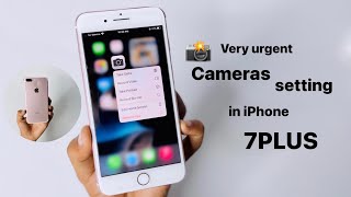 Top Best iPhone camera settings on iPhone 7plus😍  very important settings on iPhone 7 [upl. by Assirram]