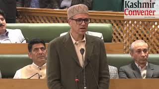 Watch the Full speech of the Chief Minister Omar Abdullah at JK Assembly today [upl. by Meredi]