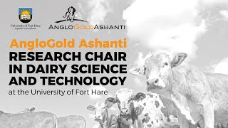 AngloGold Ashanti Research Chair in Dairy Science and Technology [upl. by Lolanthe]