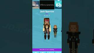 Disney Crossy Road Gameplay  Character list piratesofthecaribbean jacksparrow gaming shorts [upl. by Ymmat]