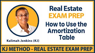 Real Estate Exam Prep – How to Use the Amortization Table [upl. by Andrade594]