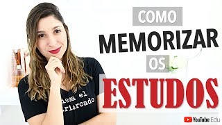 Como memorizar os estudos  Anatomia etc [upl. by Nannahs]