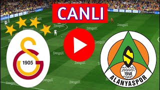 🔴GALATASARAY ALANYASPOR MAÇI CANLI İZLE  Süper Lig  eFootball Türkçe Simülasyon [upl. by Otrevire]