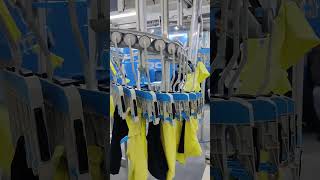 Jack Hanger System  1520 Worker Efficiency Increase Garments Hanger System [upl. by Aistek]