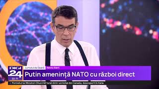 Putin amenință NATO cu un război direct dacă Ucraina lovește Rusia cu rachete livrate de Occident [upl. by Assetniuq]