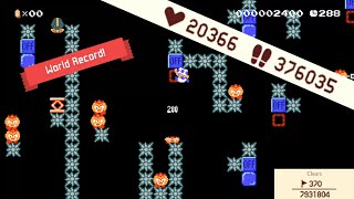 I got the World Record on SMM2s most popular 000 level  Lethal Ejection [upl. by Gery]