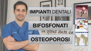 Impianti dentali osteoporosi e bifosfonati [upl. by Beitris]