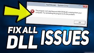 2024 Guide on How to fix all DLL Errors in Windows 1011 [upl. by Lelah]